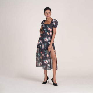 NOVA DRESS IN SUN BLOOM PRINT
