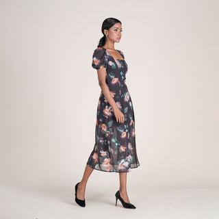 NOVA DRESS IN SUN BLOOM PRINT