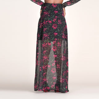 ELAINA SKIRT IN BLUSHWILD PRINT