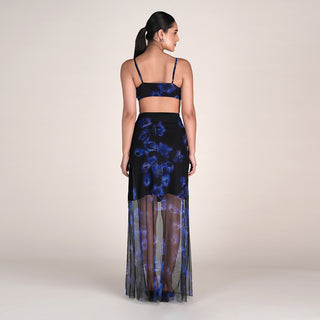IVY SET IN MIDNIGHT BLOOM PRINT