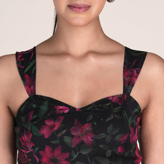 SERAPH DRESS IN BLUSH WILD PRINT