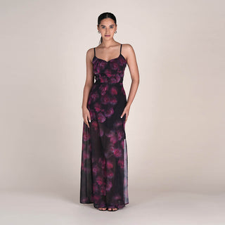 LYRA DRESS IN ROSE DREAM PRINT